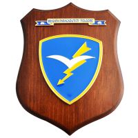 CREST IN METALLO SMALTATO FOLGORE ESERCITO ITALIANO