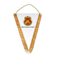 GAGLIARDETTO TRIANGOLARE 28X20 CM B.M. SAN MARCO