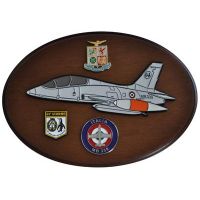CREST IN METALLO SMALTATO AEREI MB.339A - MB.339 AERONAUTICA MILITARE
