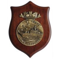 CREST IN METALLO M.M. NAVE CASSIOPEA