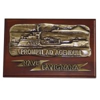 CREST IN METALLO M.M. NAVE FAVIGNANA