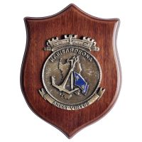 CREST IN METALLO COM. MAR. SARDEGNA MARINA MILITARE