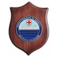 CREST IN METALLO M.M. ISPETTORATO DI SANITA'