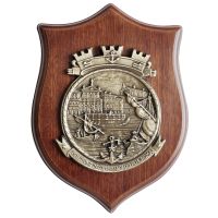CREST IN METALLO DIR. DI COMMISARIATO ROMA MARINA MILITARE