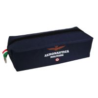 PORTAPENNE PORTATUTTO SINGOLA ZIP LOGO AERONAUTICA MILITARE DIMENSIONI 23X9X6 CM