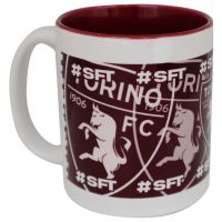 MUG IN CERAMICA INTERNO GRANATA LOGO SFT TORINO