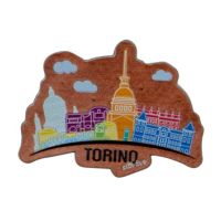 MAGNETI IN METALLO SMALTATO FONDO RAME VECCHIO