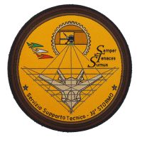 PATCH DISTINTIVO RICAMATO CON VELCRO Dia 85 MM SERVIZIO SUPPORTO TECNICO