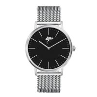 OROLOGIO ANALOGICO QUADRANTE NERO FIAMMA CC CINTURINO IN MAGLIA METALLO