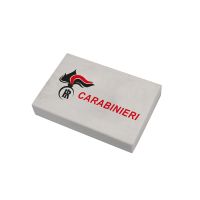 GOMMA BIANCA PER CANCELLARE LOGO CARABINIERI