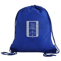 ZAINO A SACCA BLU ROYAL F.T. IN POLIESTERE 170D , STAMPA MONO COLORE, DI