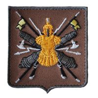 TOPPA ALTA VISIBILITA' CON VELCRO ARALDICO SME