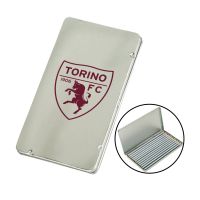 12 MATITE COLORATE IN CONFEZIONE RETTANGOLARE DI METALLO CON LOGO