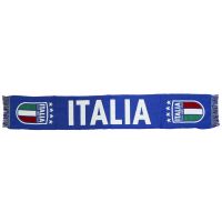 SCIARPA FGIC IN ACRILICO MODELLO JAQUARD RICAMATA SU UN LATO ITALIA