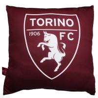 CUSCINO DA SALOTTO GRANATA FORZA VECCHIO CUORE GRANATA E LOGO BIANCHI