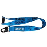 PORTACHIAVI PORTAPASS CELESTE CON MOSCHETTONE E GANCIO ANTISOFFOCO , INS