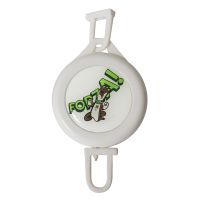 PORTA SKIPASS ABS BIANCO DIA 46MM PARALYMPIC MASCOT MILO COLORATO FONDO