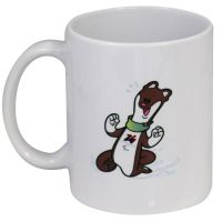 TAZZA MUG CERAMICA DIA 8 CM PARALYMPIC MASCOT MILO COLORATO FONDO BIANCO