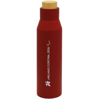 Borraccia Termica Rossa Tappo Effetto Bambu' 500 Ml Paralympic Emblema S