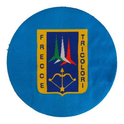 Toppa Patch Aeronautica Militare Frecce Tricolori Ricamate Velcro M.eF.  Cucito