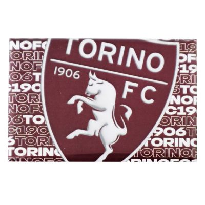 MAGNETE RETTANGOLARE STAMPATO LOGO E TORINO FC 1906 SU SFONDO