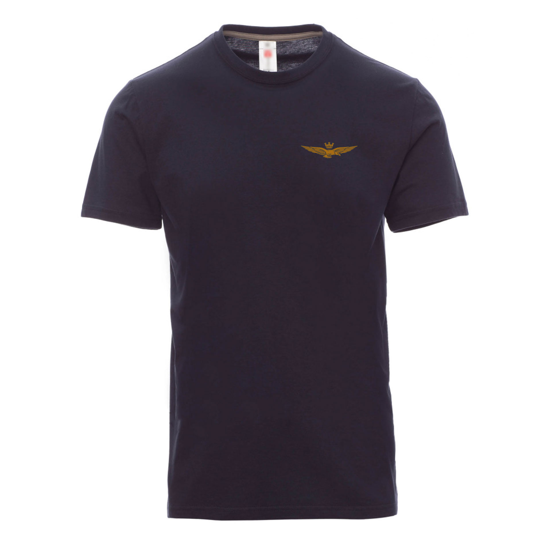 T-SHIRT GIROCOLLO BLU
