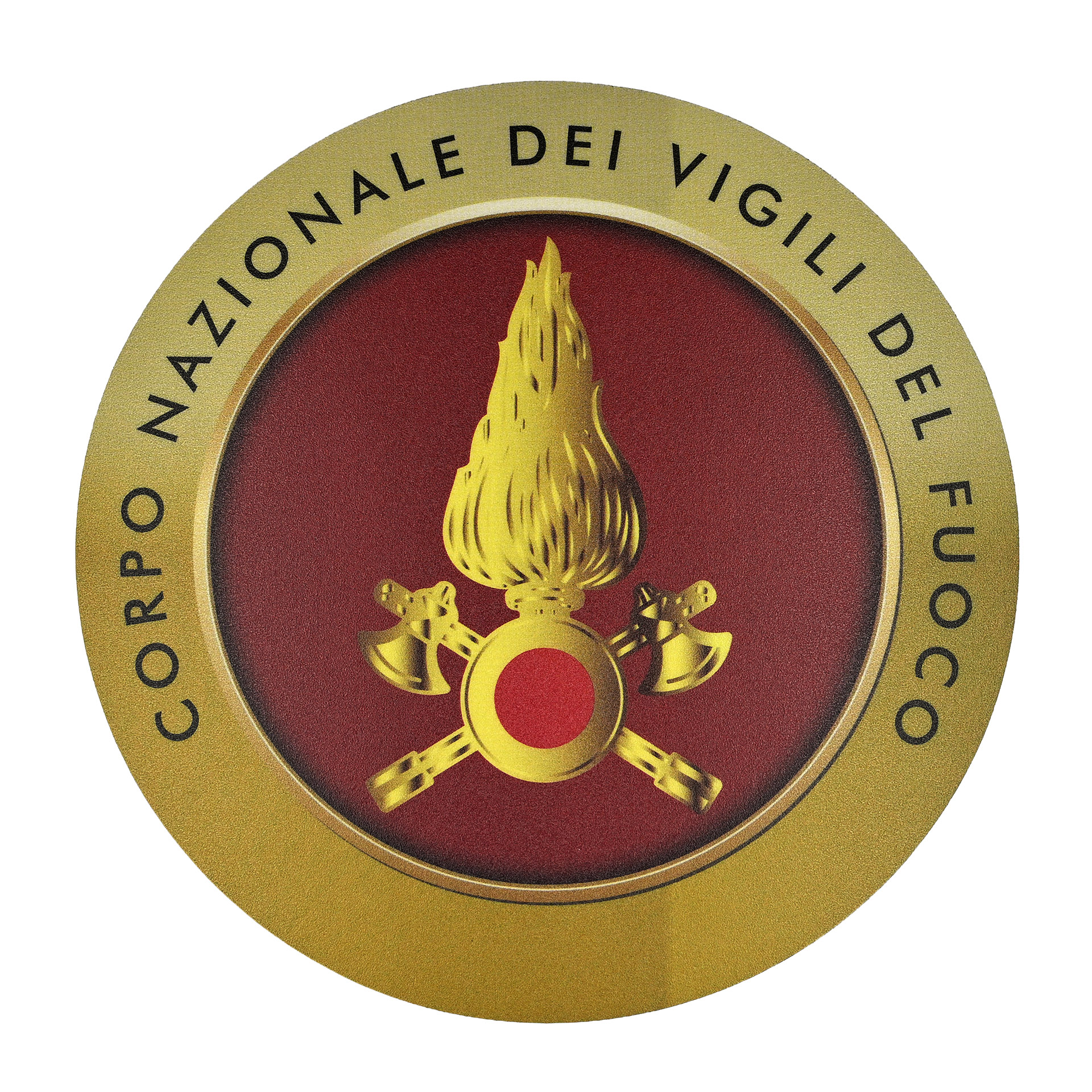 TAPPETINO MOUSE ROTONDO FIAMMA VIGILI DEL FUOCO