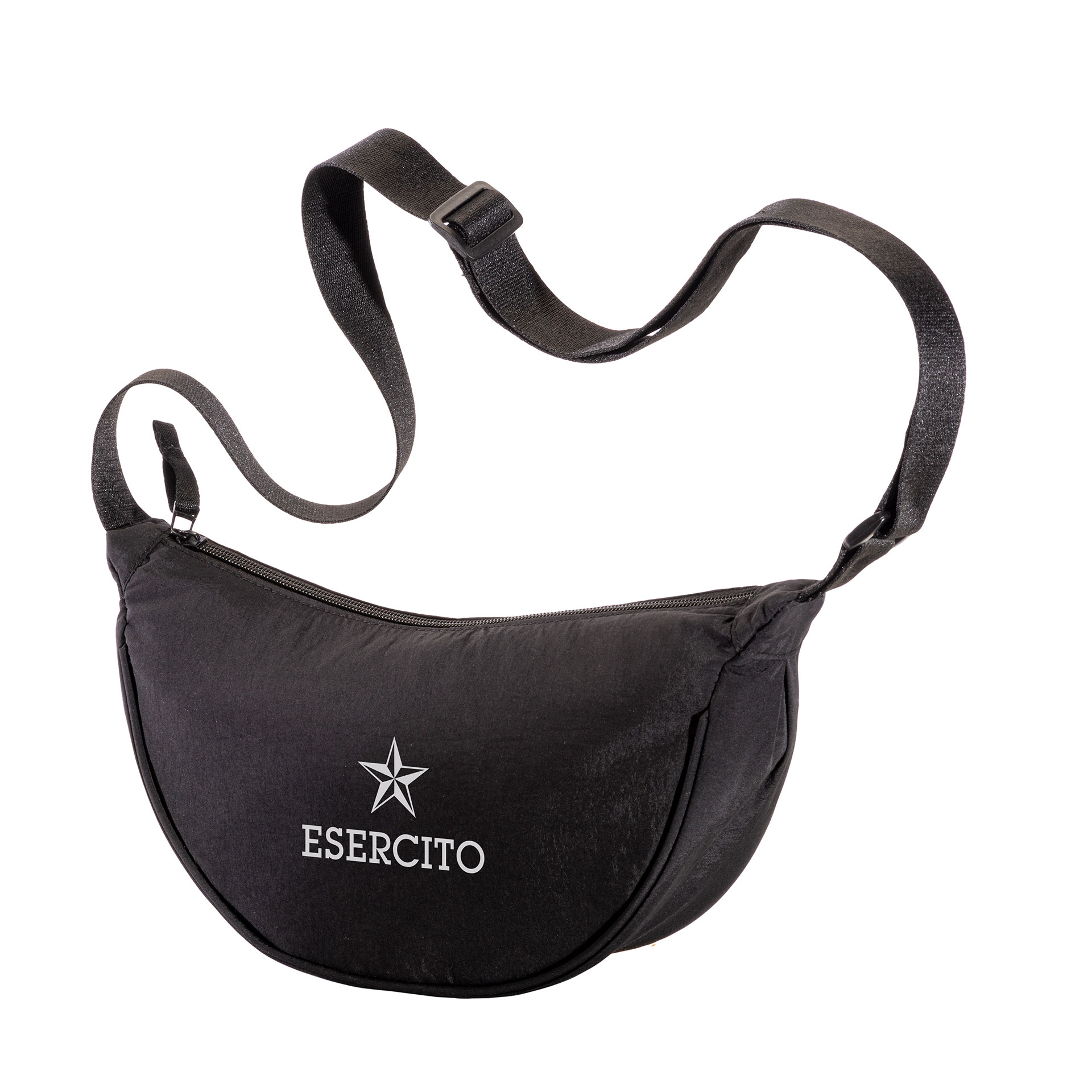 BORSA ROTONDA NERA 30X16X8 CM