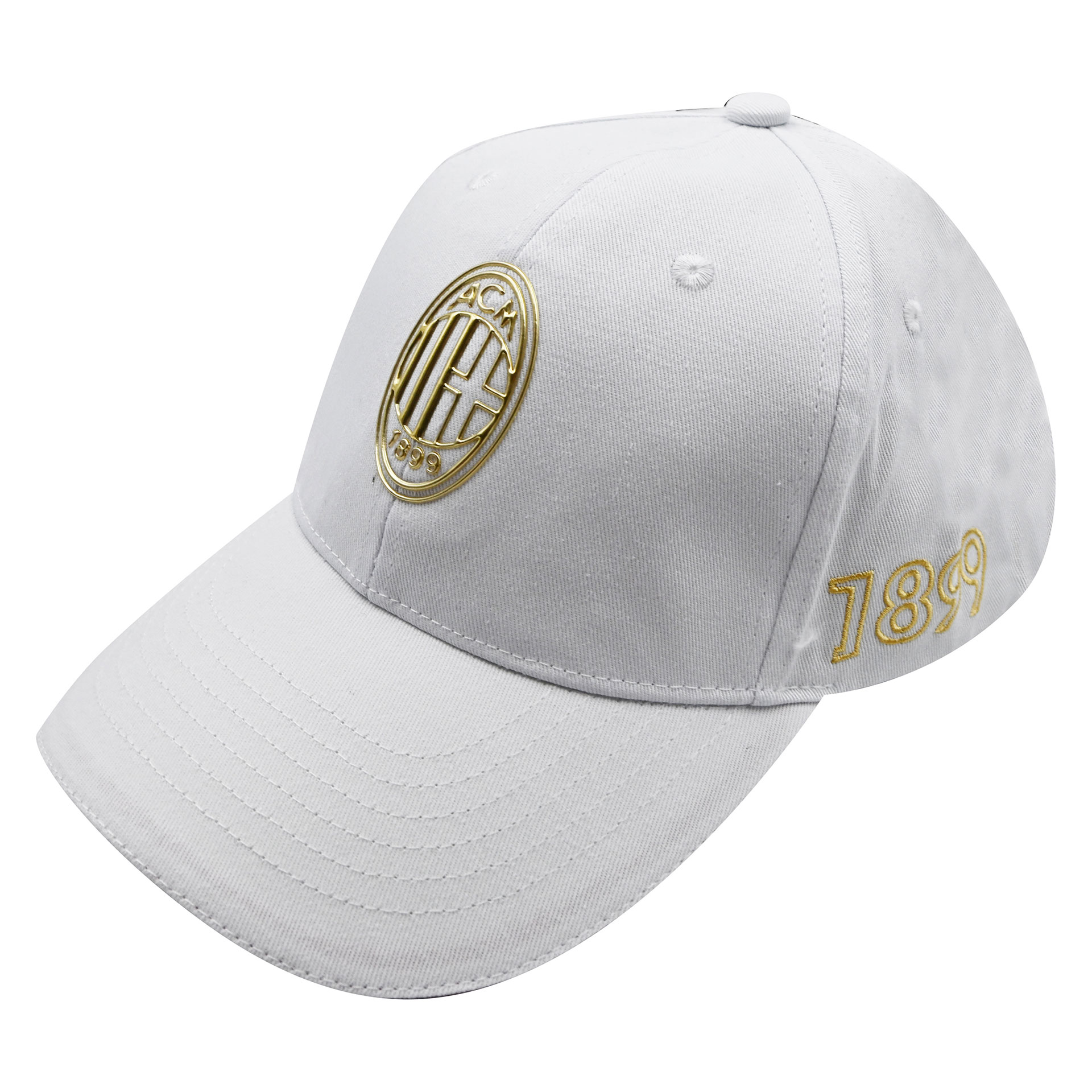 CAPPELLINO COTONE BASEBALL BIANCO AC MILAN