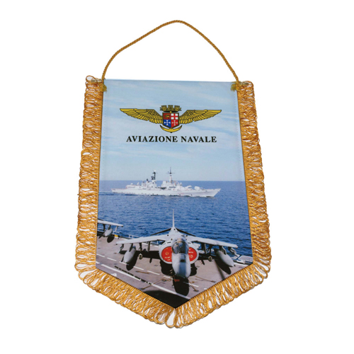 GAGLIARDETTO PENTAGONALE 35X25 CM A.N.