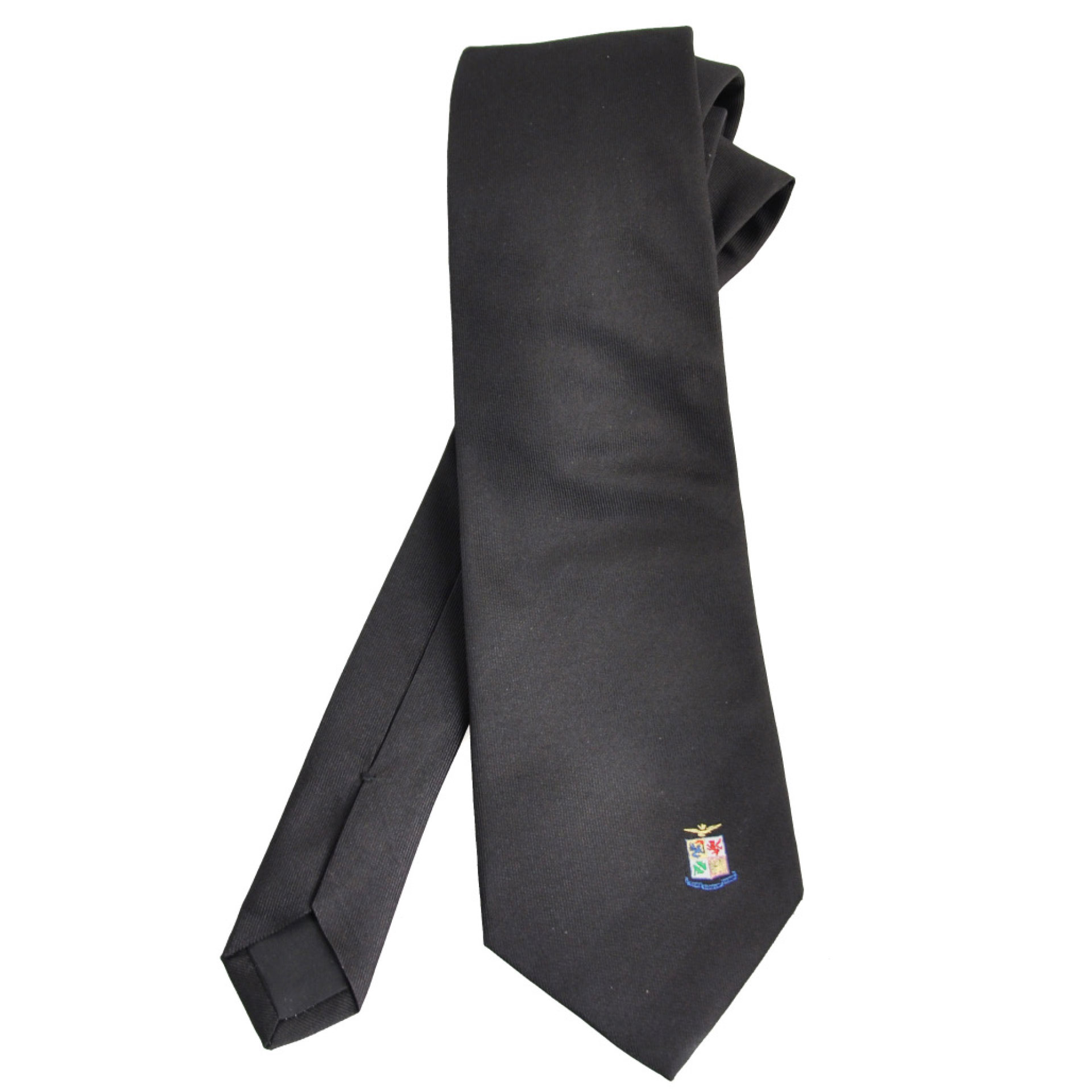CRAVATTA STANDARD IN SETA NERA AERONAUTICA MILITARE