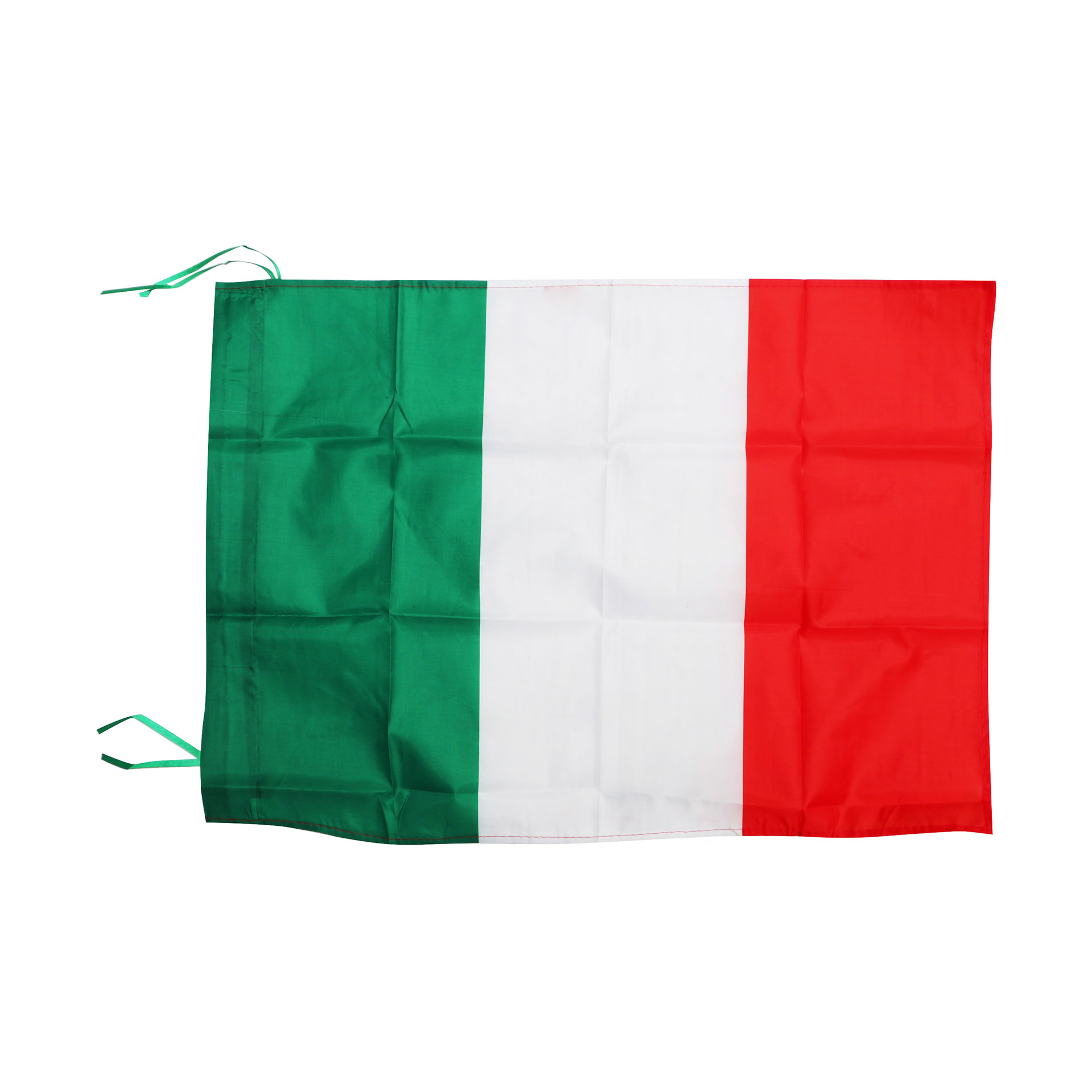 BANDIERA TRICOLORE CON LACCI 100X70 CM
